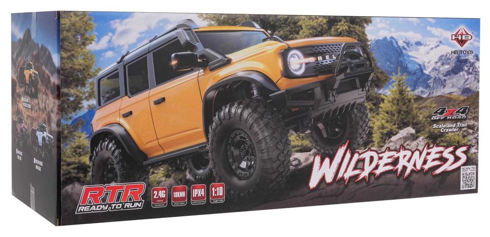 Zdalnie Sterowane Auto Terenowe WILDERNESS Pilot R/C 18 km/h HB-R1002