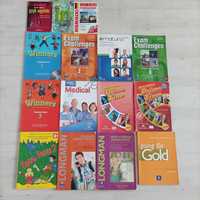 Komplet książek/podręczników językowych do angielskiego