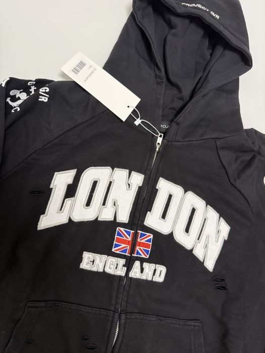 Зип худи Grailz project G/r London  2025 S M L XL balenciaga