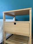 Dwie szafki nocne IKEA NORDKISA
