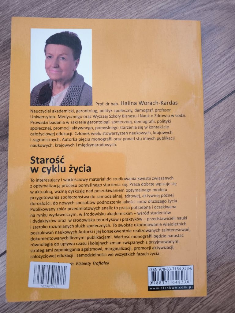 Książka Starość w cyklu życia Halina Worach -Kardas