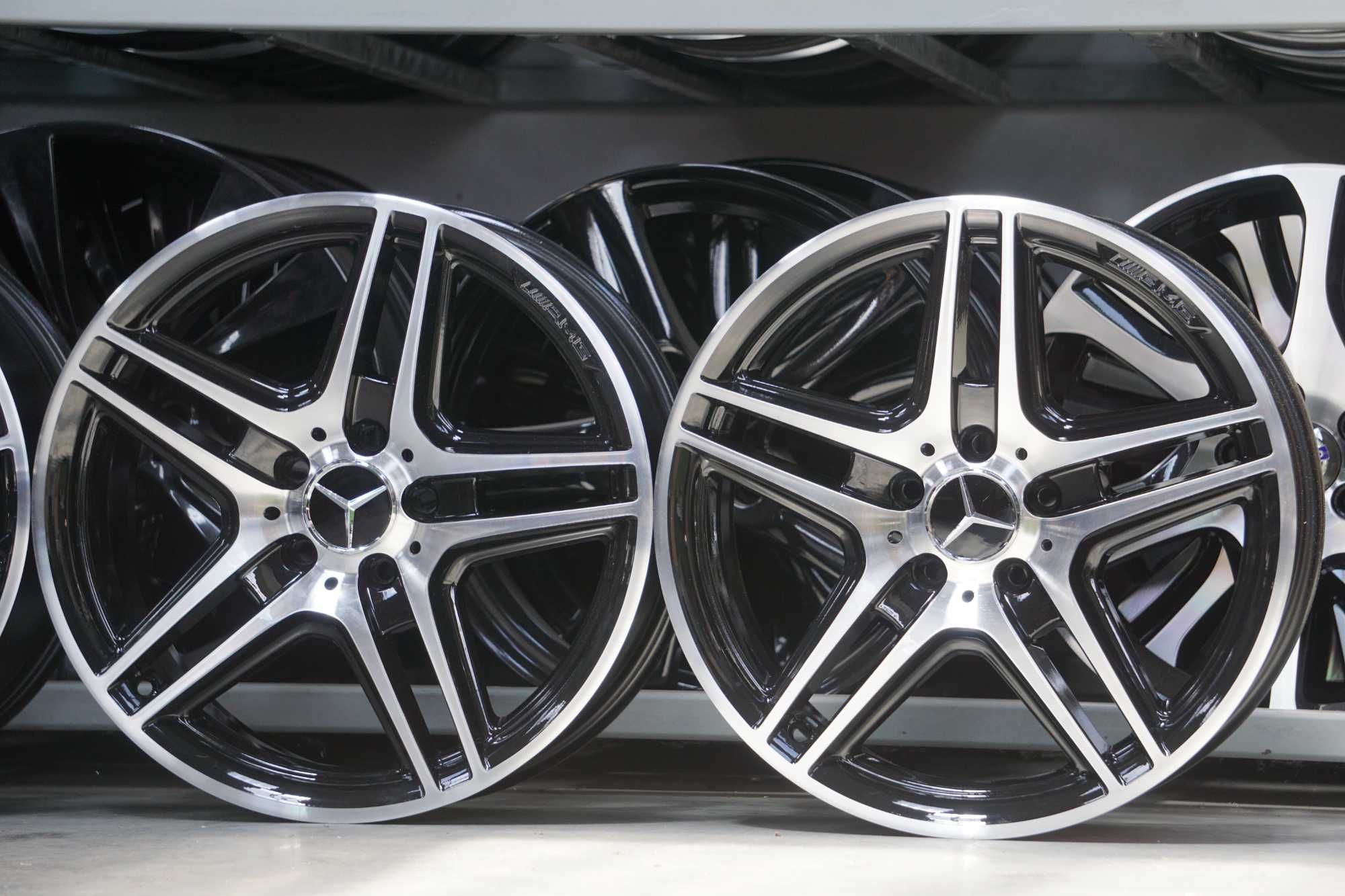 Alufelgi Mercedes AMG W204 5x112 8Jx18 et50 9Jx18 et54 czarne, cnc