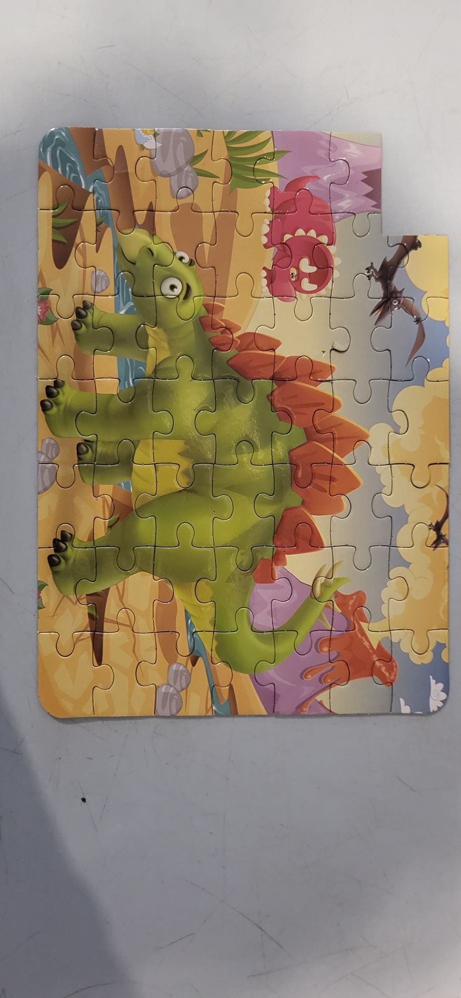 Puzzle dinozaur kompletne