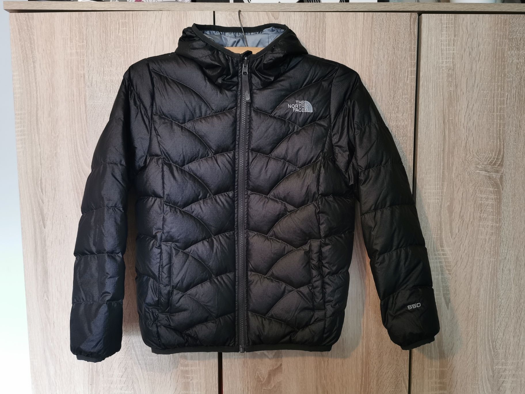 Kurtka ocieplana dwustronna dziewczęca The North Face r. 146-152 cm