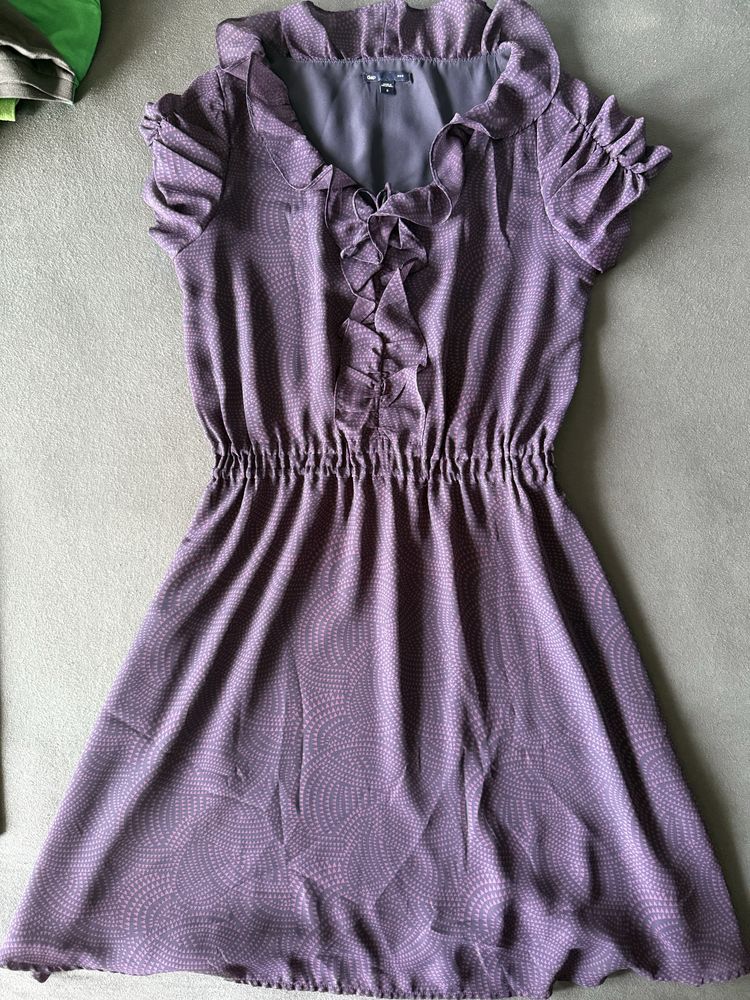 Purpurowa sukienka GAP R. S
