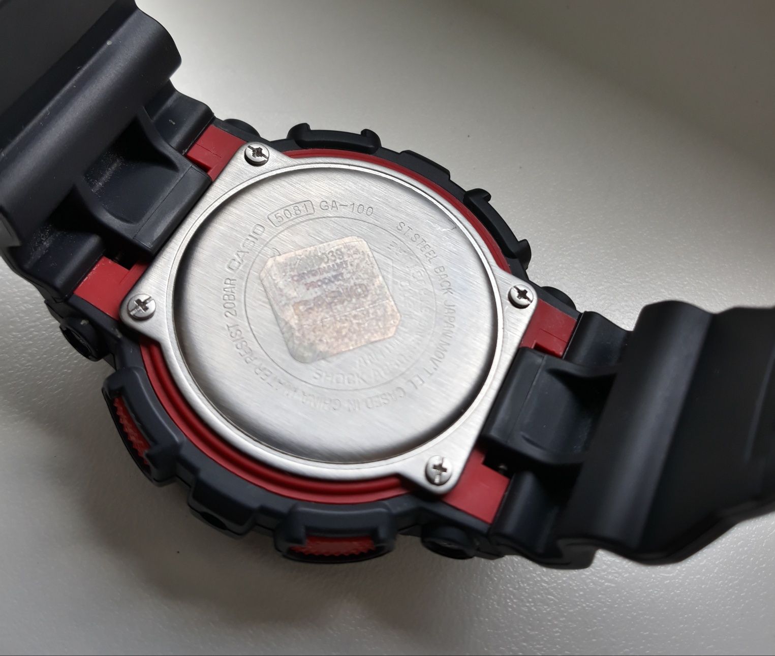 Zegarek męski CASIO G-SHOCK GA-100-1A4ER moduł 5081