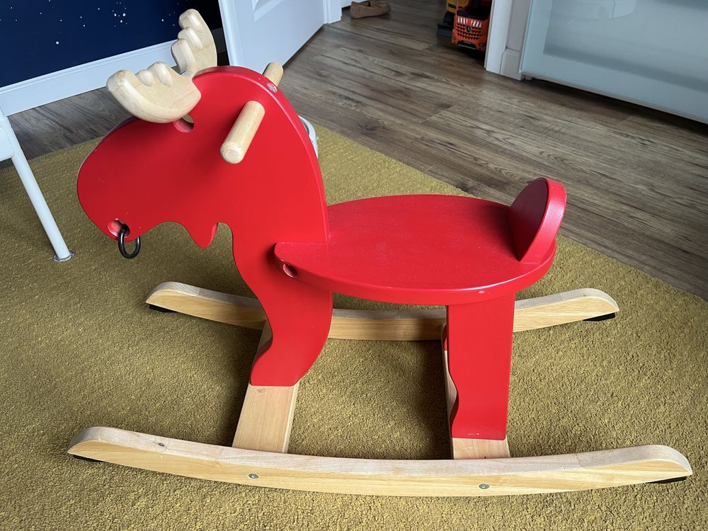 Koń łoś na biegunach Ikea Ekorre