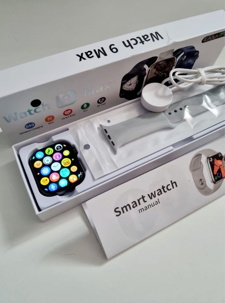 Smartwatch 9 MAX szary