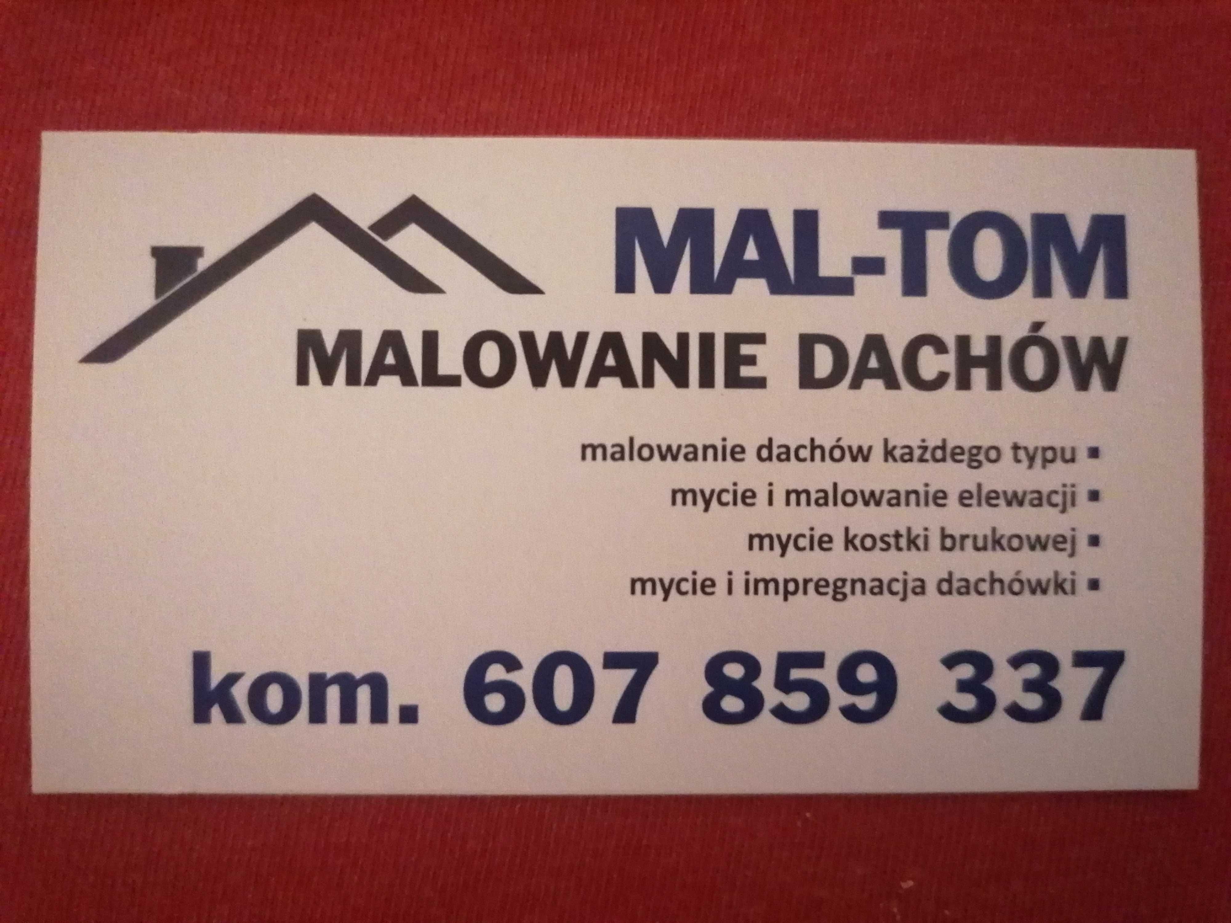 Mycie Malowanie Dachów Czyszczenie Dachówki KRAKÓW, Cała Małopolska