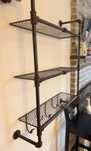 Wiszaca ażurowa szafka loft