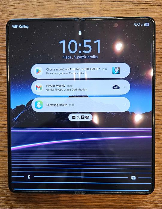 Smartfon Samsung Galaxy Z Fold5 12 GB / 256 GB 5G czarny