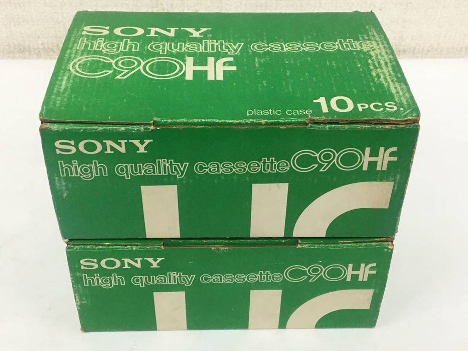 10 аудіо касет Sony I типу, по 90 хвилин, одним лотом