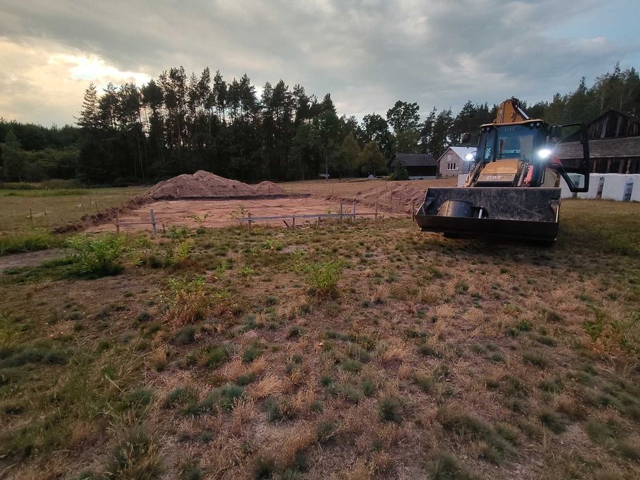 Usługi koparko ładowarką