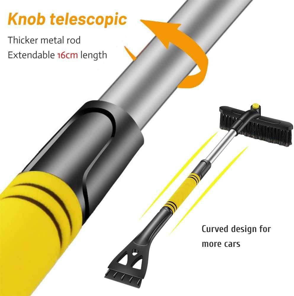 Nowa skrobaczka samochodowa z miotełką / zima / odmrażanie / 1231