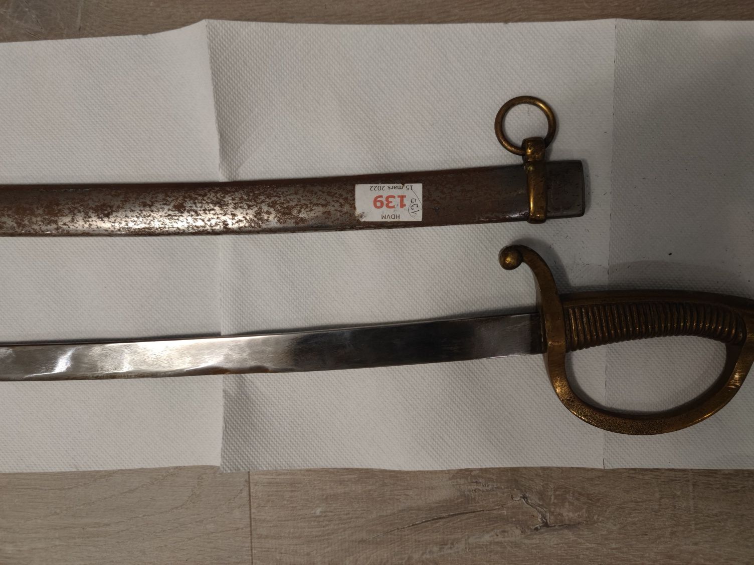 Szabla Briquet Sabre Francja