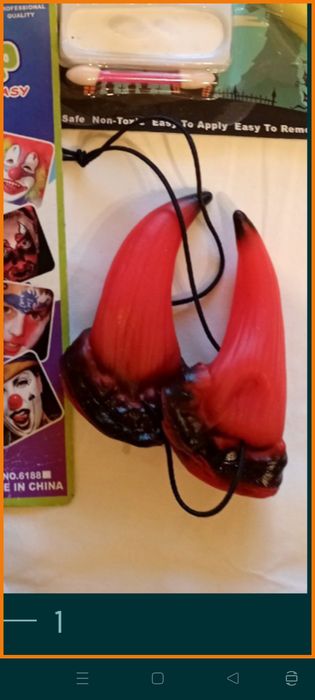 Аксесуари на Хеллоуин, рожки чёртика.