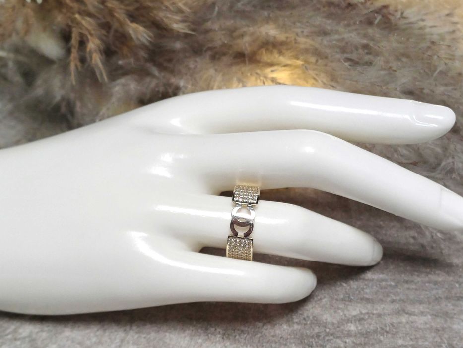 Piękny złoty pierścionek P585 rozmiar 16"