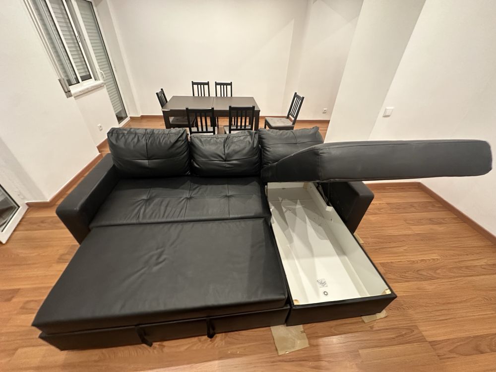 Sofá c/chaise long 3 lugares