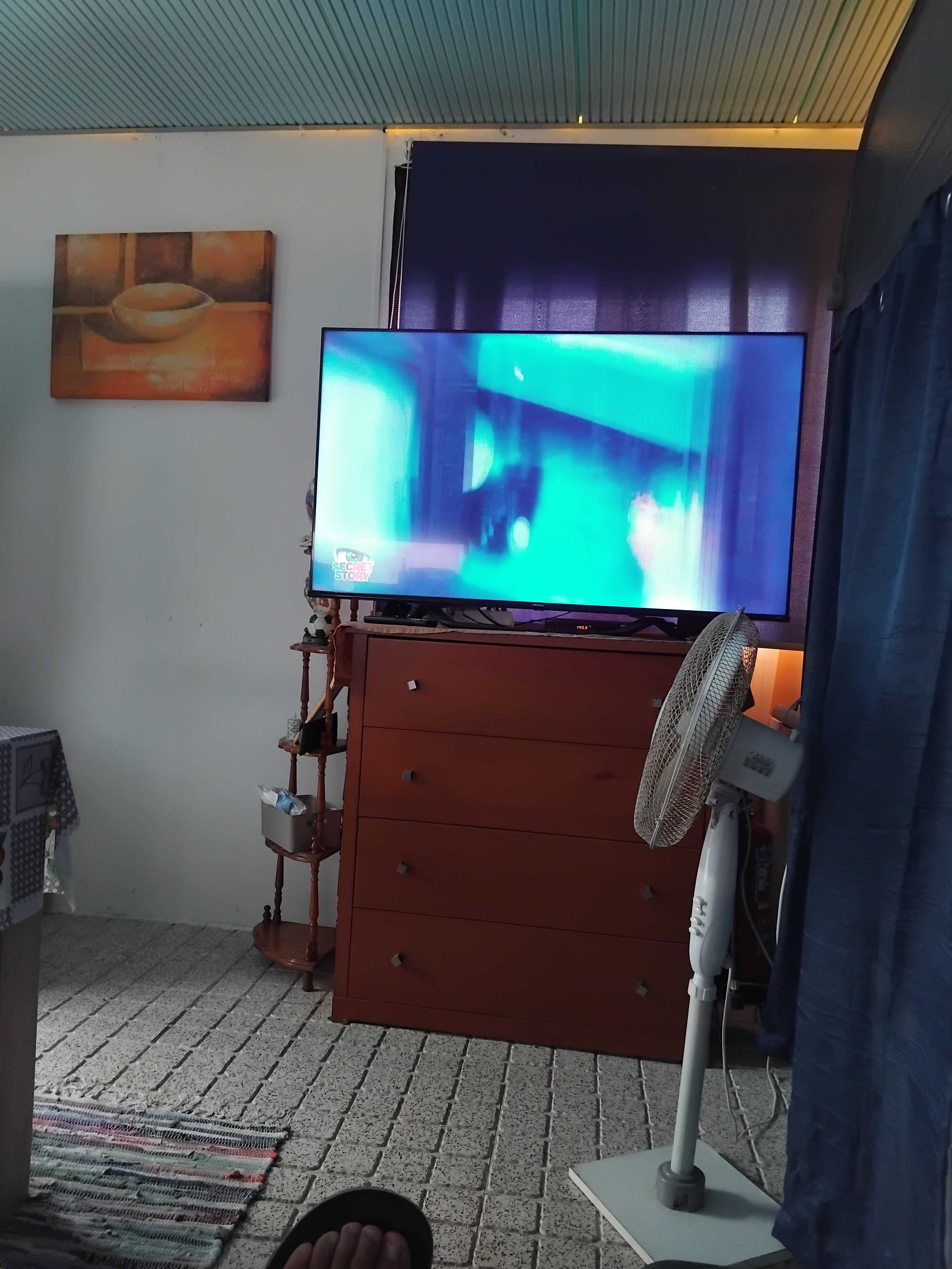 Roulote com avançado  fixo