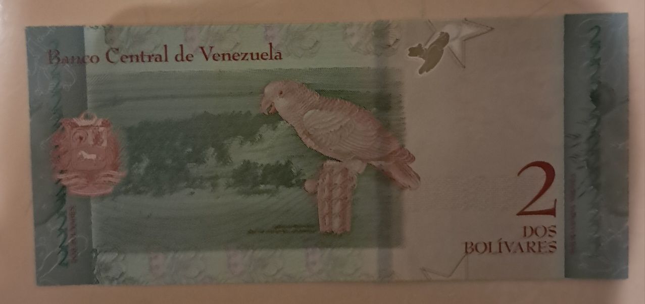 Notas da República Bolivariana da Venezuela , Não Circuladas.