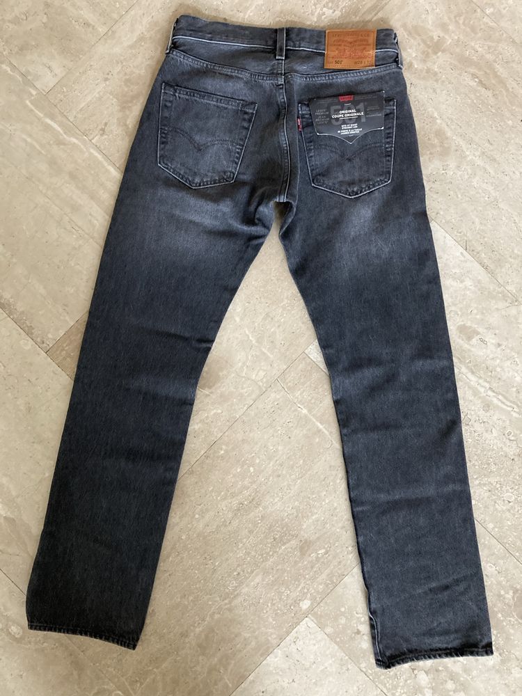 Spodnie jeansy męskie Levis 501 Premium W28 L 32 Nowe