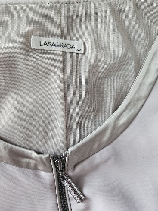 Sukienka włoska Lasagrada Szara M
