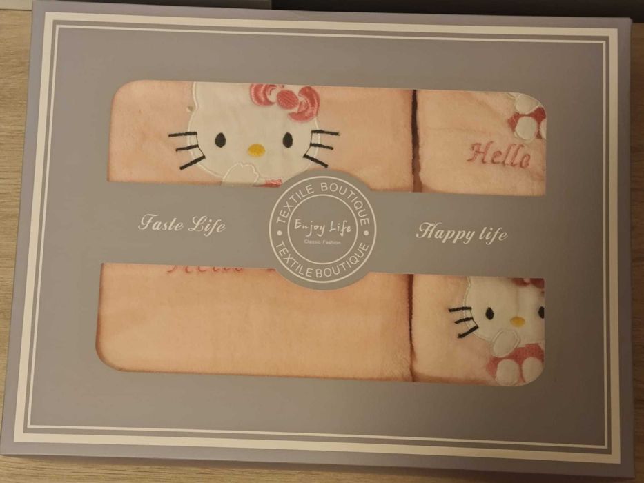 Conjunto de toalhas Hello Kitty