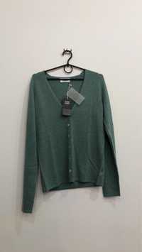 Zielony Sweter kardigan Authentic Cashmere S