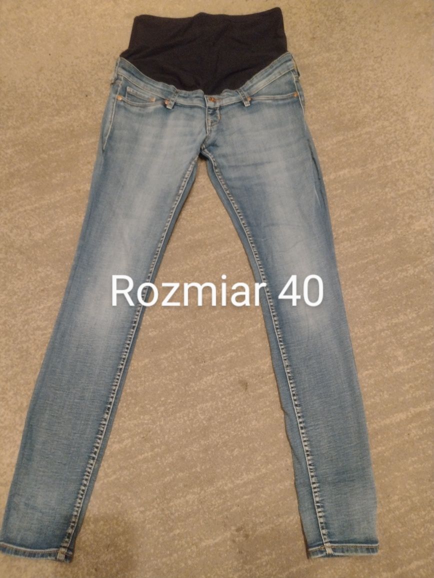 H&m.Spodnie ciążowe r.40