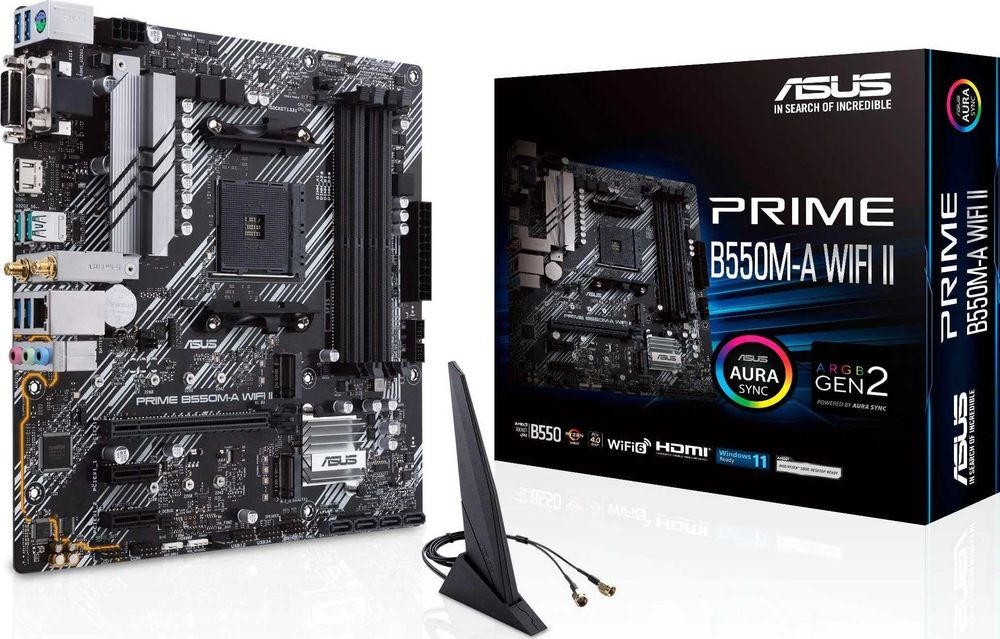 Płyta główna ASUS PRIME B550M-A WIFI II Socket AM4