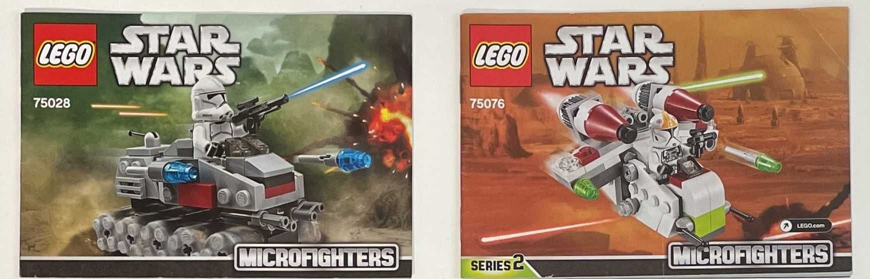 LEGO – STAR WARS - MICROFIGHTERS – 75028, 75076 e 75194