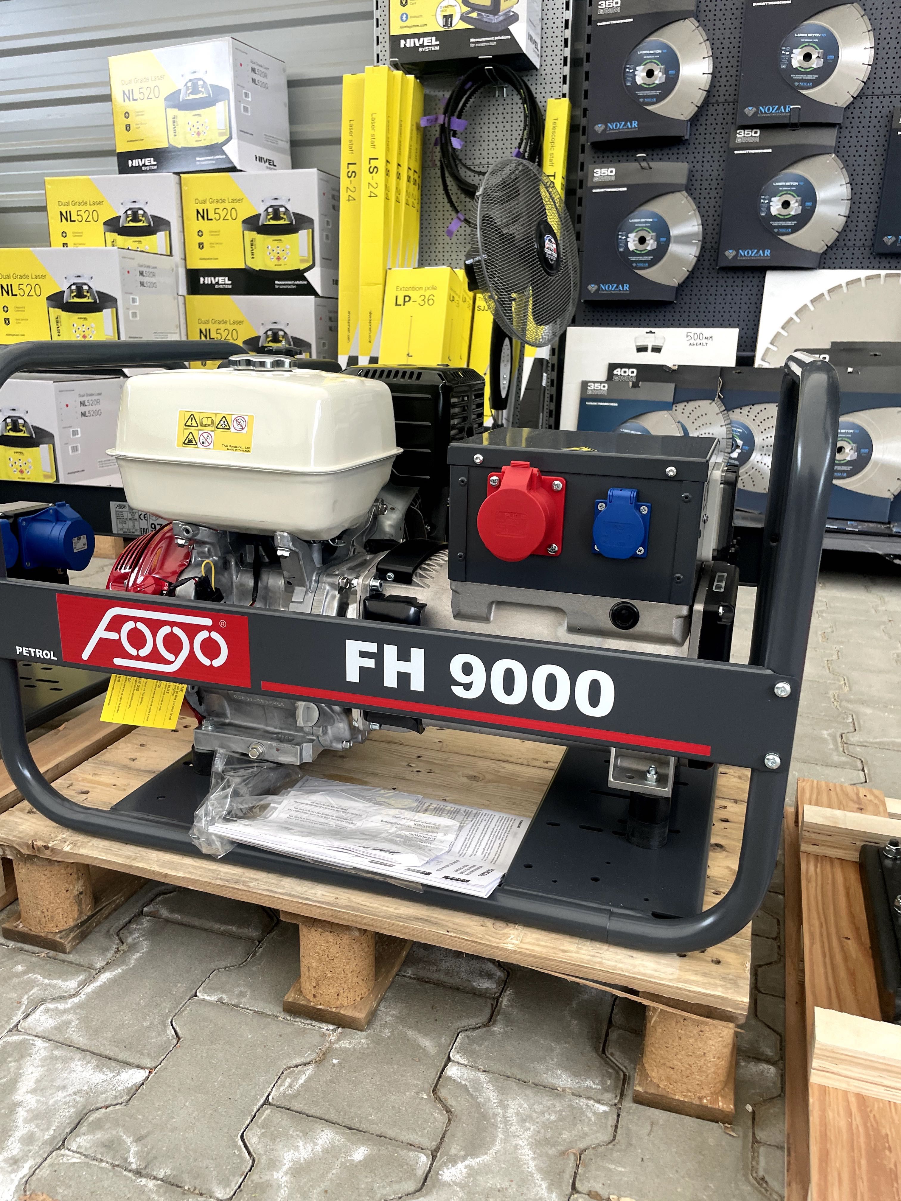 Agregat prądotwórczy Fogo FH 9000 Honda GX 390 Nowy FV