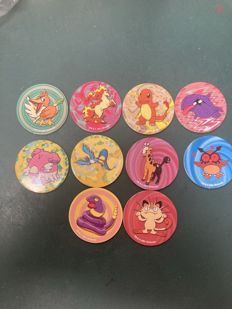 Brinquedo Conjunto 40 Tazos Pokemon