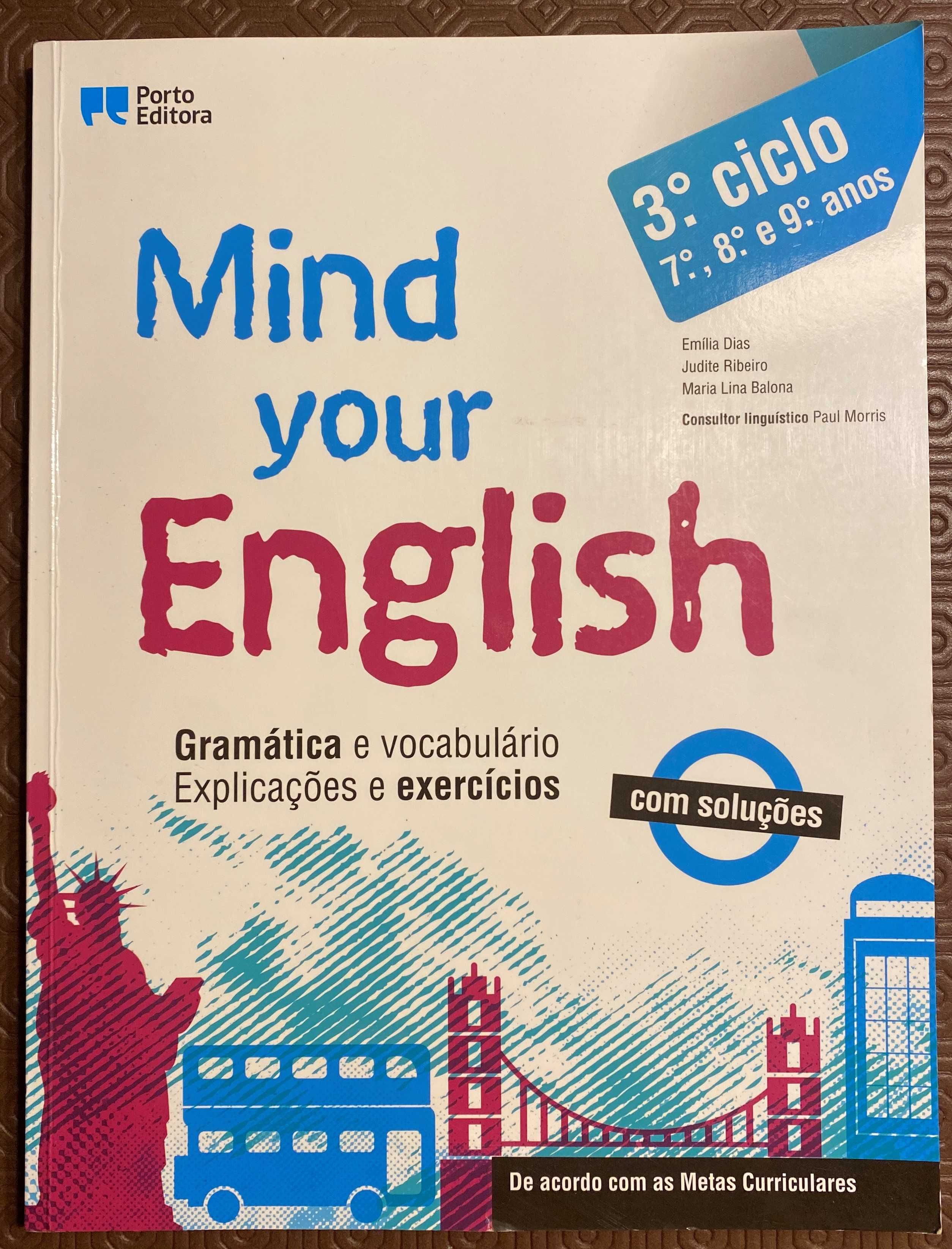 "Mind your English" - Gramática de Inglês - 3º Ciclo