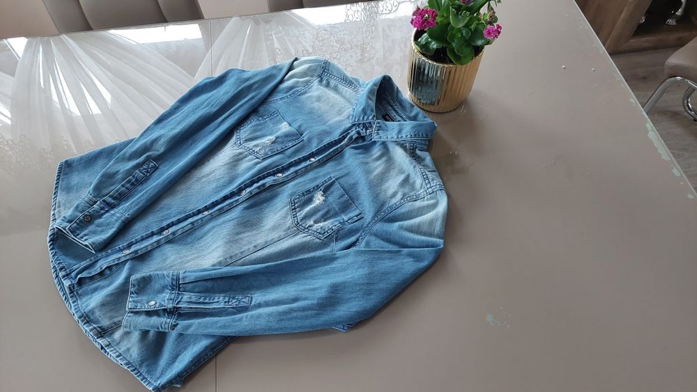 Koszula jeansowa damska