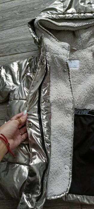 Zara r116 kurtka zimowa dla dziewczynki