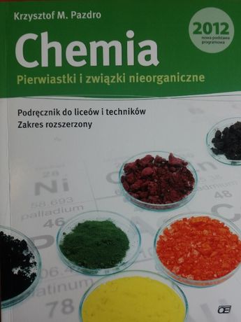 Chemia LO Pierwiastki i związki nieorganiczne podr. ZR Pazdro