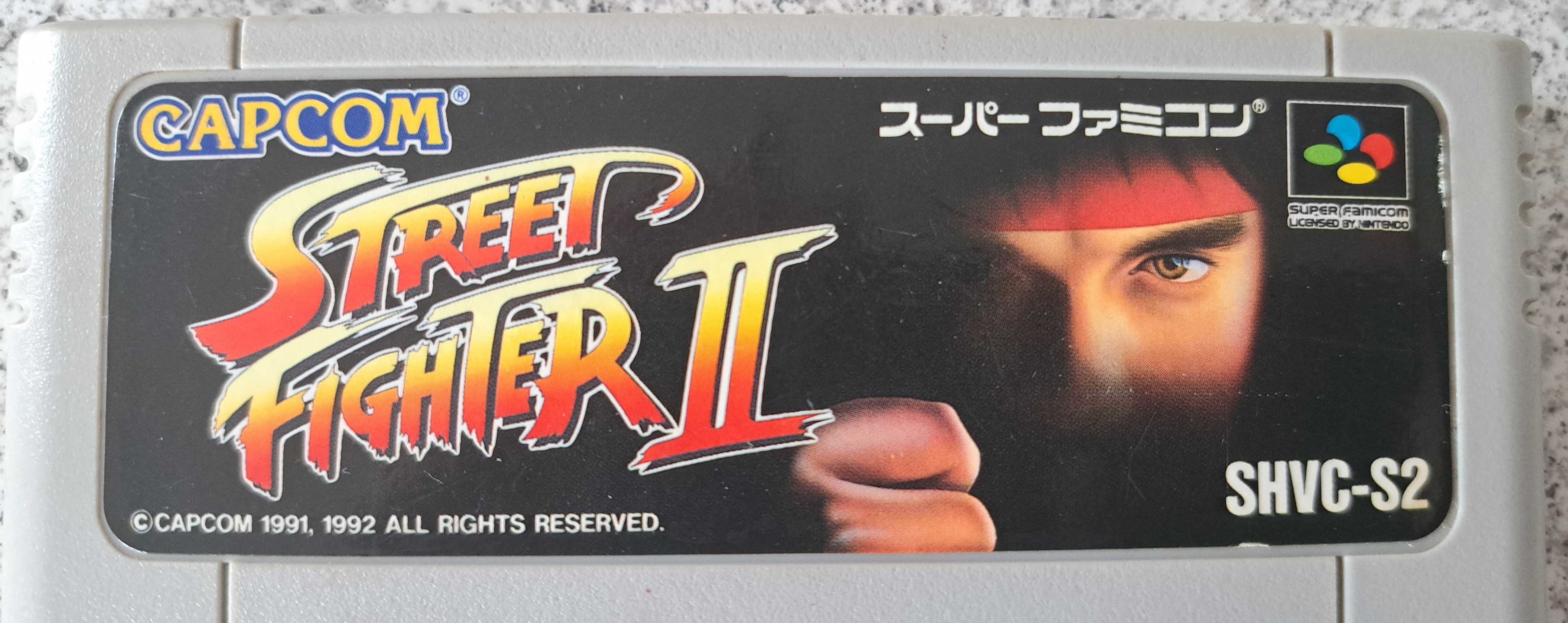 Gra Street Fighter II, Super Famicom, import Japonia