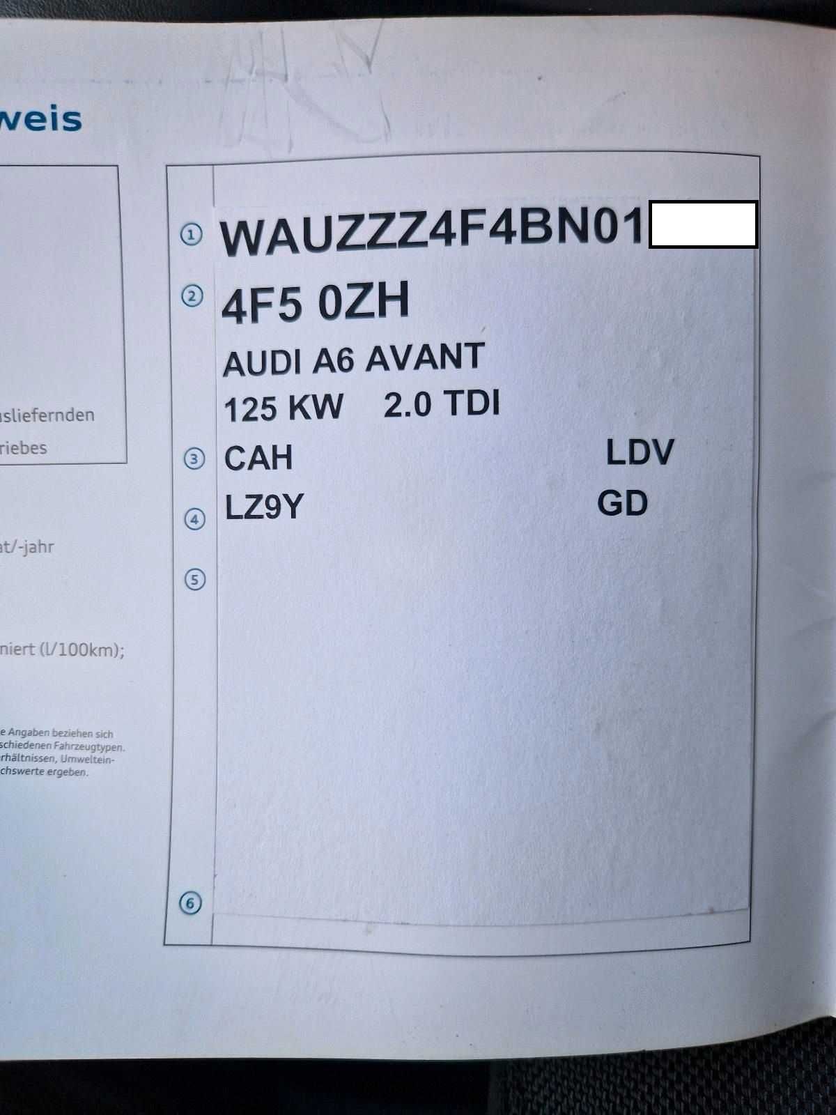 AUDI A6 C6 LIFT LZ9Y części silnik CAHA CAH 170KM A4 B8  CAGC CAGB