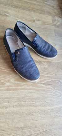 Buty skórzane Venezia slip on r.38