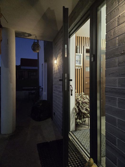 Drzwi zewnętrzne grafitowe