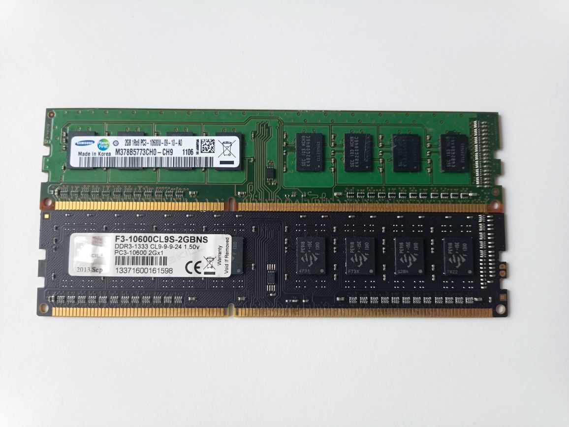 Оперативка Ddr3 2*2gb