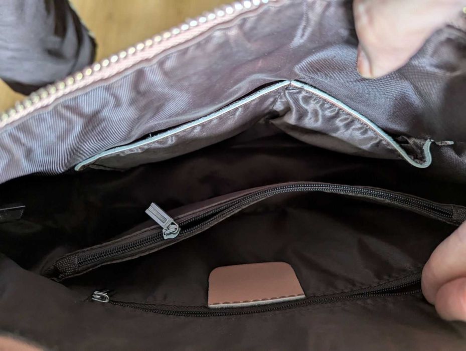 сумка жіноча шкіряна, колір пудра