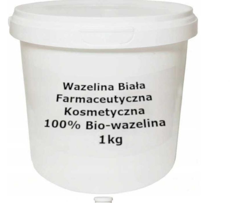 Biała Wazelina 100% BIO Medyczna Kosmetyczna 1kg