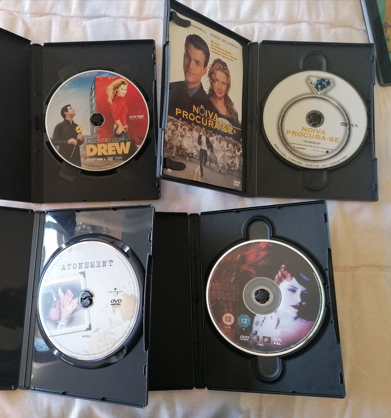 DVDs de filmes diversos