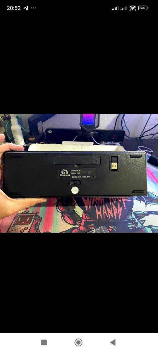 Бездротова механічна клавіатура ZIYOULANG K68 Wireless Bluetooth 68 кл