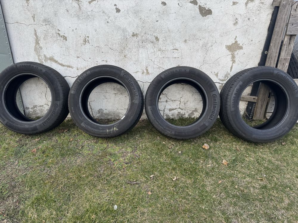 Komplet opon letnich 235/55/r17continental premium contact 5