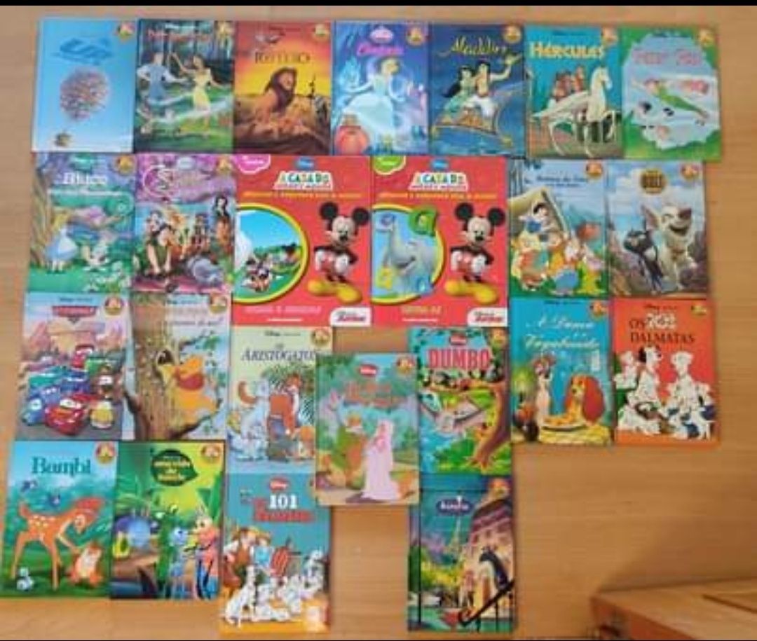 Vários livros da Disney
