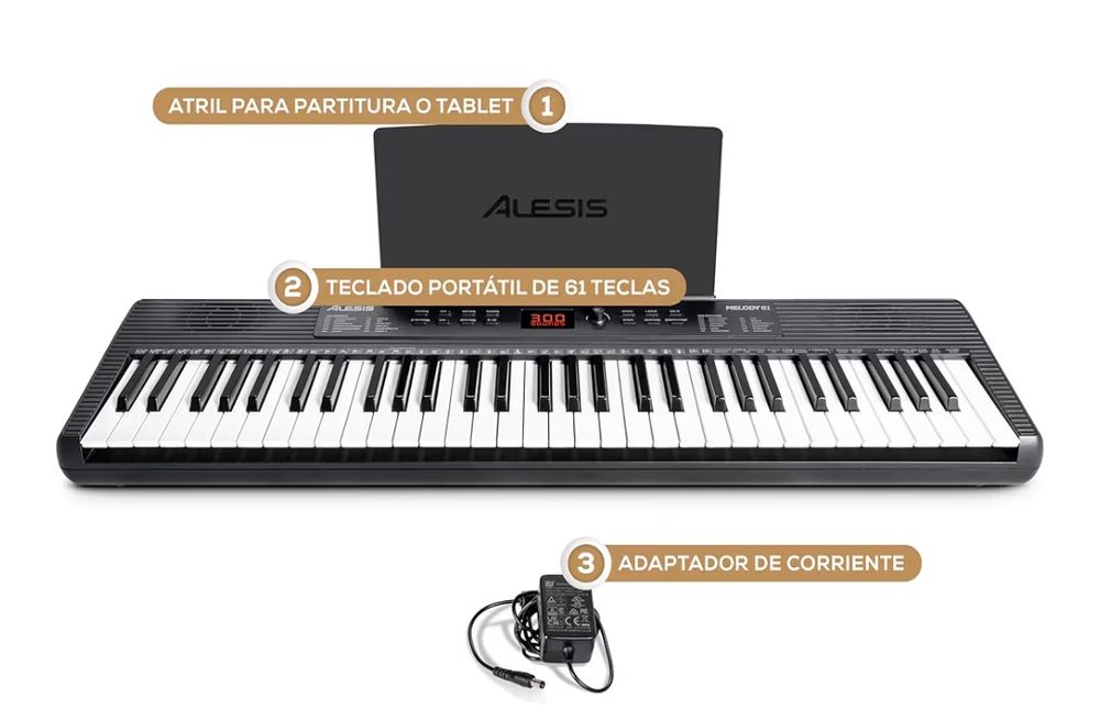 Vendo piano elétrico Alesis Melody 61