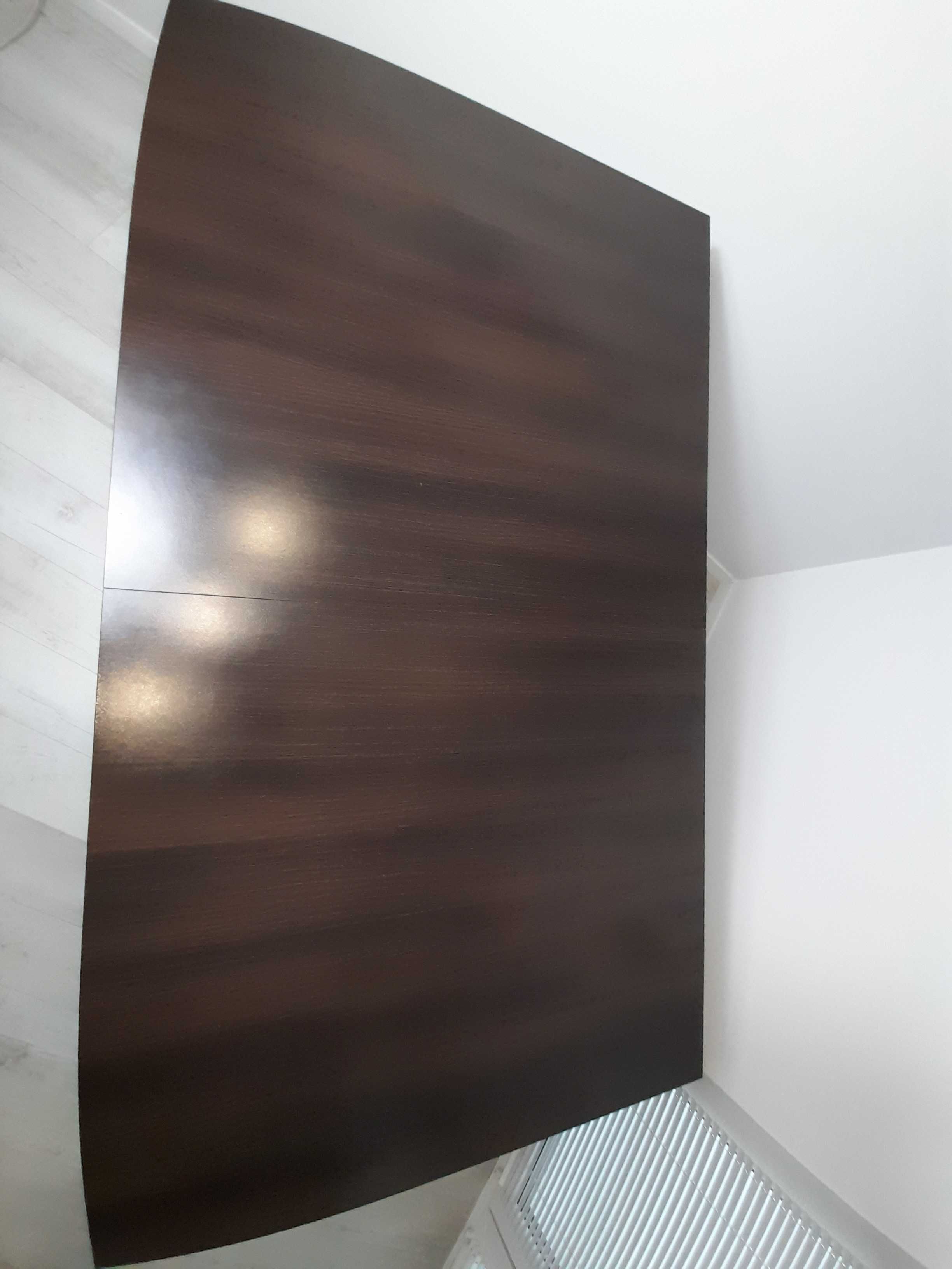 Stół rozkładany drewniany 140 x 80 kolor wenge ciemny brąz BRW